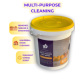 Lemon Scented Cleaning Wet Wipes - 400 Wipes Bucket | VB-Company UK - Image 2