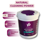 Lavender Cleaning Wet Wipes with Vinegar- 250 pcs Bucket - Image 2